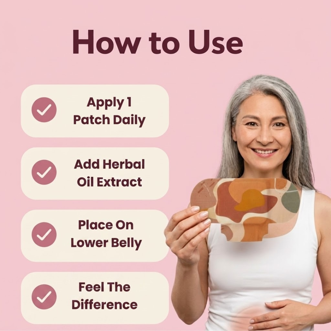 Meno-Calm Herbal Belly Patches